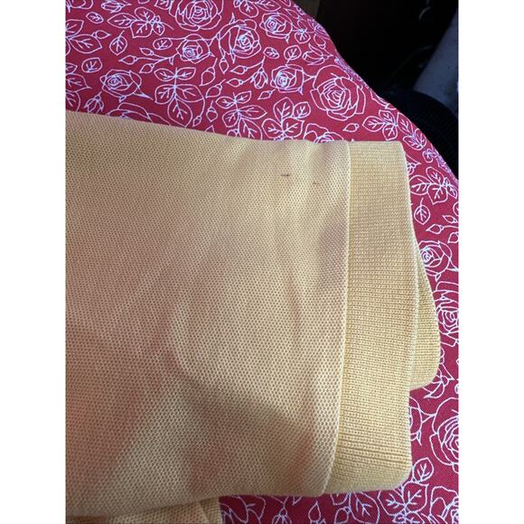 Nautica Polo Shirt Mens Medium True Deck Short Sleeve Yellow Classic Sailing V1 - Picture 2 of 7